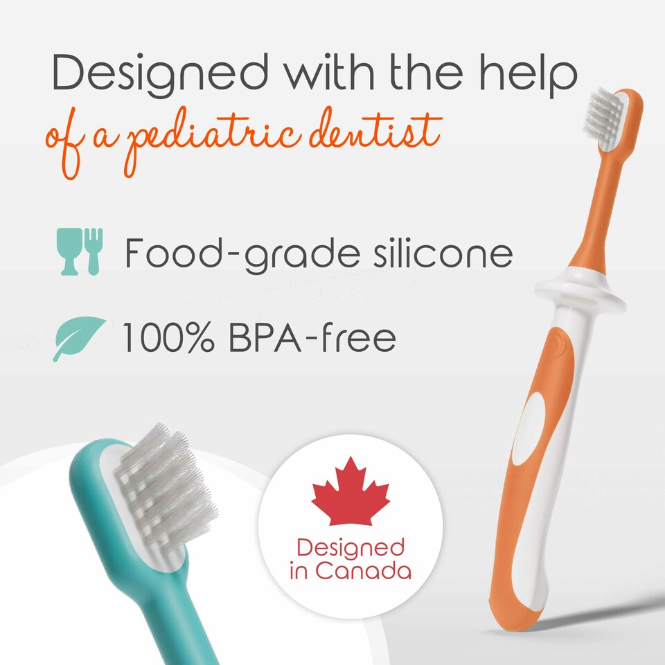 image 1 of Toddler Toothbrush (4 Pack) | Pastel
