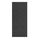 image 2 of Shoes Shoe Cabinet 4 Flip Down Doors and 1 layer in Matt Black
