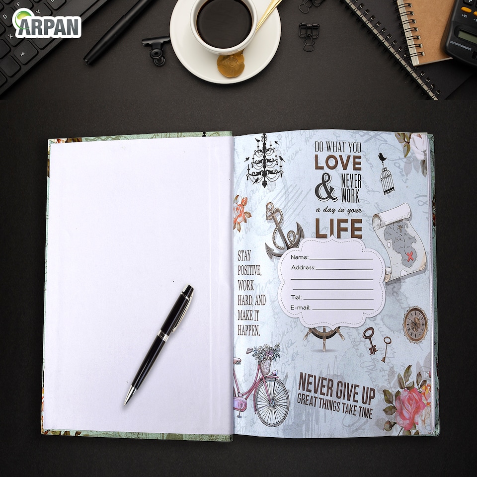 image 1 of ARPAN Slip In Case Memo Photo Album for 300 Photos 4x6" (10x15cm) – Hardcover Picture Album with Memo Writing Space for Family, Wedding & Travel Memories