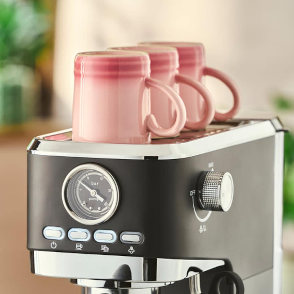 image 1 of Cooks Professional 20 Bar Espresso Coffee Machine with Steam Wand & Drip Tray | Black