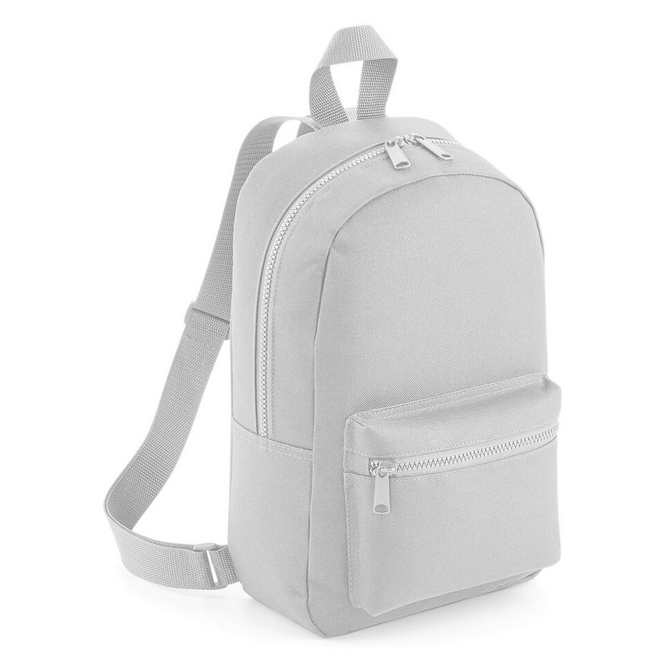 image 1 of Bagbase Mini Essential Backpack/Rucksack Bag - Light Grey - One Size
