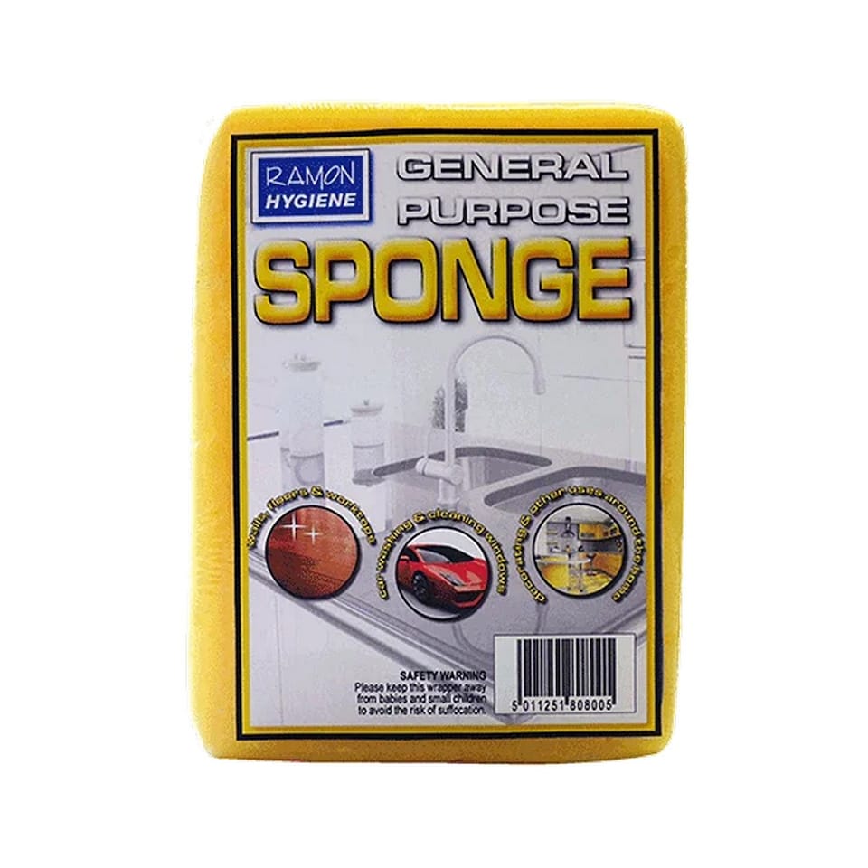 General Purpose Handy Car Sponge | Multi | One Colour | 1