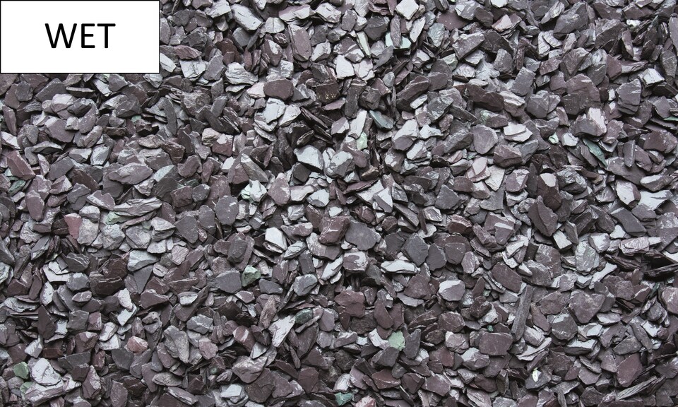 image 1 of Bulk Bag 20mm Plum Slate 850kg Decorative Slate Garden Chippings
