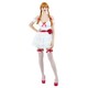 image 1 of Annabelle Womens/Ladies Mini Costume Set - White/Red - 6 UK 6