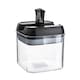 image 4 of Argon Tableware 3x Food Storage Containers - 500ml - Black Airtight Plastic Storage Pantry Food Organiser with Flip Lock Lid