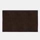 image 4 of OHS Soft Microfibre Non-Slip Absorbent Noodle Chenille Bath Runner Mat Brown | Chocolate | 45 x 75cm