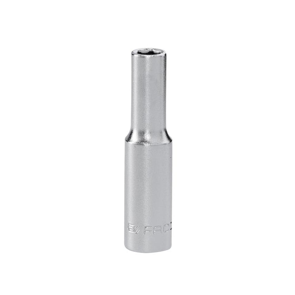 image 1 of Facom R.5.5LAT 1/4in Drive 6-Point Deep Socket 5.5mm - Chrome Vanadium Satin Finish.