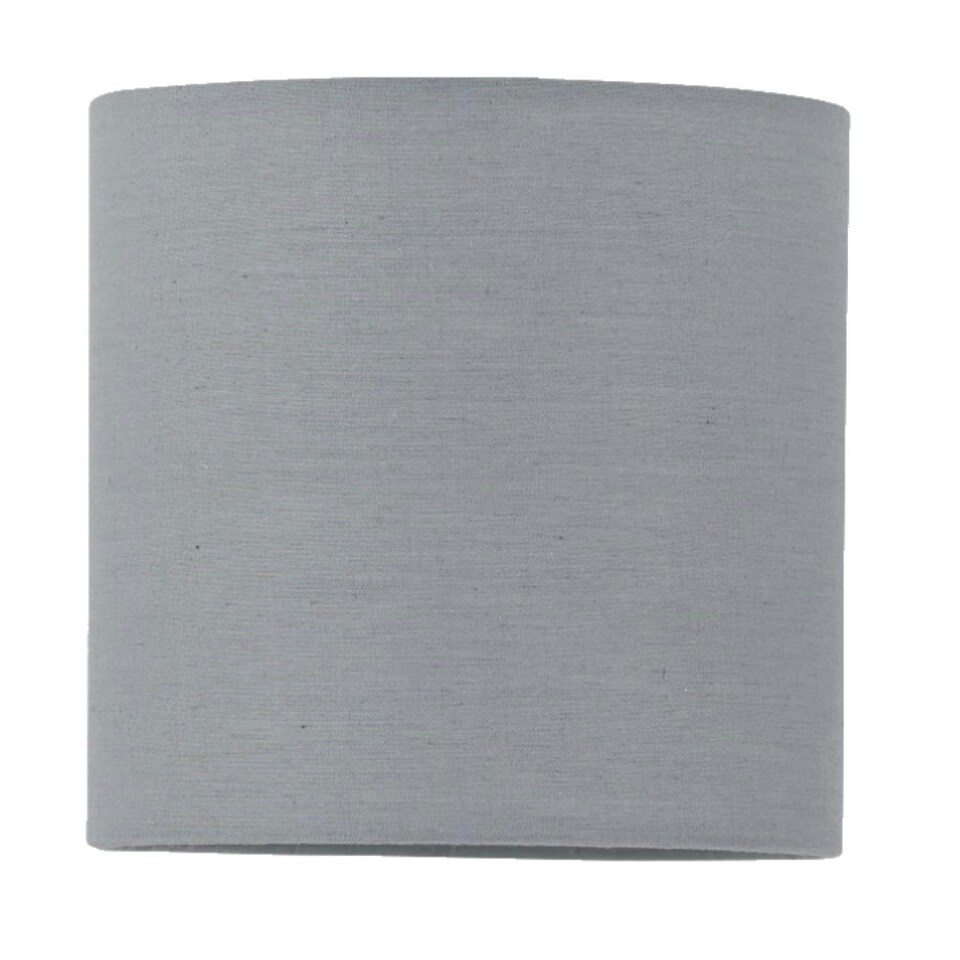 image 1 of Set of 2 Romana - Brushed Chrome Touch Operated Table Lamps Bedside Lights Grey Cotton Shade Silver | Grey