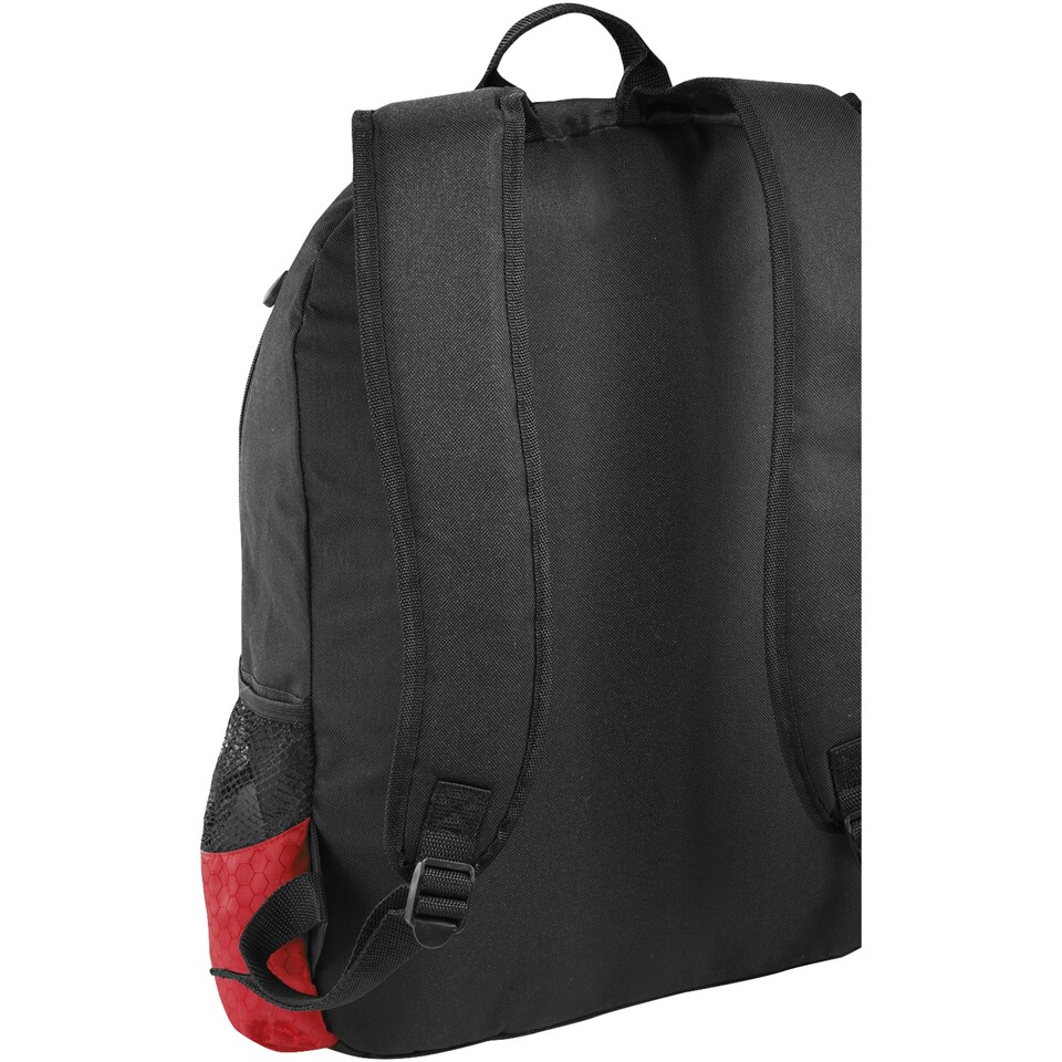 image 1 of Bullet Benton 15in Laptop Backpack - Solid Black/Red - 33 x 13.9 x 45 cm