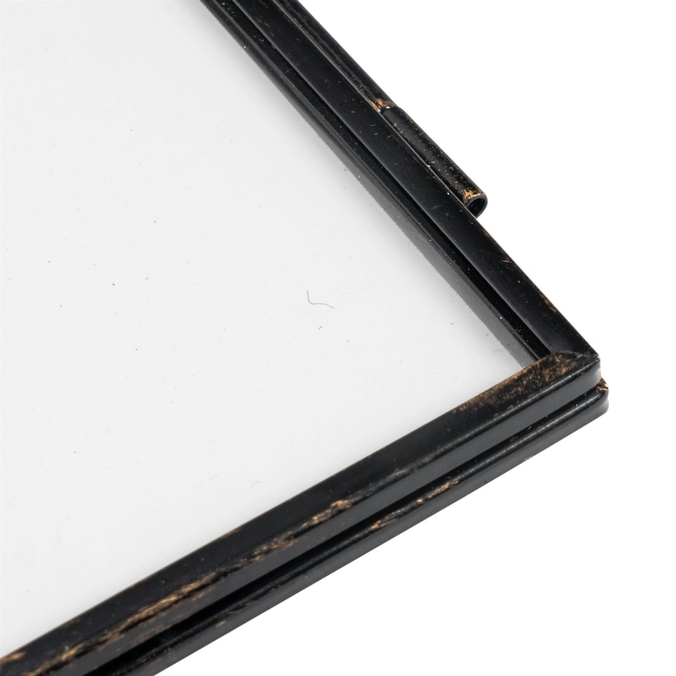 image 1 of Nicola Spring Hanging Metal Photo Frame - 6'' x 4'' - Black - Hanging Picture Frame Display Frame Poster Frame Picture Display