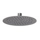 image 1 of Square Fixed Head 200mm Brushed Pewter
