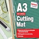 image 1 of A3 Cutting Rotary Mat Self Healing Non Slip Craft Printed Grid Green