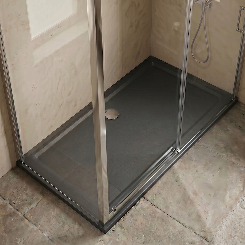 image 1 of Balterley Premium Rectangular Shower Tray | Grey | Grey Slate | 1