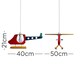 image 6 of ValueLights Childrens Multicolour Helicopter Ceiling Pendant Shade | Multi