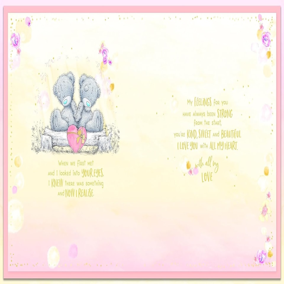 image 1 of Me To You Bear Amazing Girlfriend Boxed Birthday Card