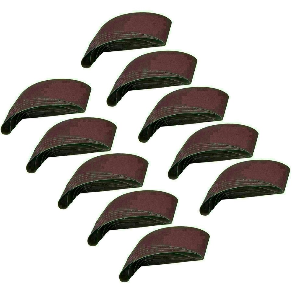 image 1 of 915mm x 100mm Durable Sanding Belts Medium 80 Grit Alu Oxide For Grinders 50pk