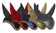 image 1 of Rhinegold Sequin Fly Veil | Red | Size: Cob
Colour: Red