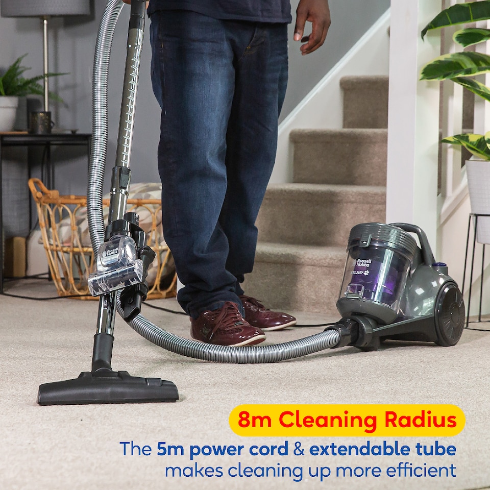 image 1 of Russell Hobbs RHCV3601 Atlas2 Pet Cylinder Vacuum