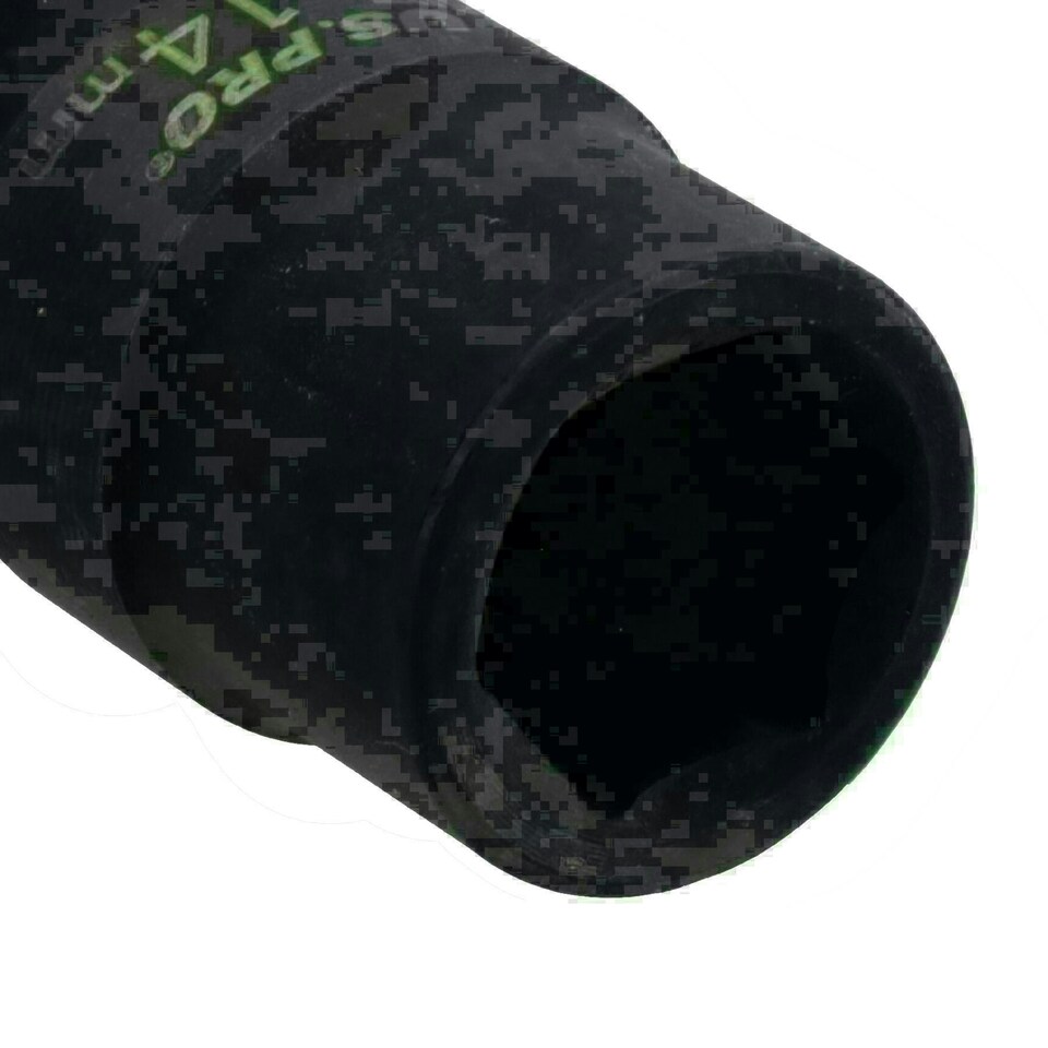 image 1 of 14mm Metric Shallow Impact Impacted European Style Socket 1/2" Drive 6 Sided