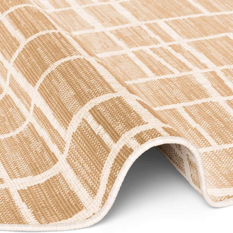 image 1 of Ted Baker Indoor Outdoor Crouch Round Abstract Rug