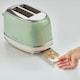 image 2 of Ariete ARPK26 Vintage Retro Dome Kettle, 2 Slice Toaster & Jug Blender Set, Green