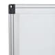image 3 of Living and Home Wall Mounted Magnetic Dry Erase Whiteboard with Pen Tray,90cm W x 60cm H | White