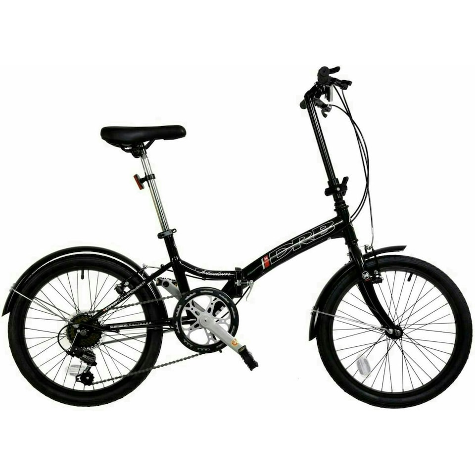 image 1 of Dallingridge Freedom Folding Commuter Bicycle, 20" Wheel, 6 Speed - Black