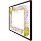 image 3 of Gold & purple flowers (Picture Frame) Brown | Oak | S