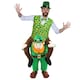 image 1 of Irish Pick Me Up Costume with Waistcoat & Top Hat Green | S