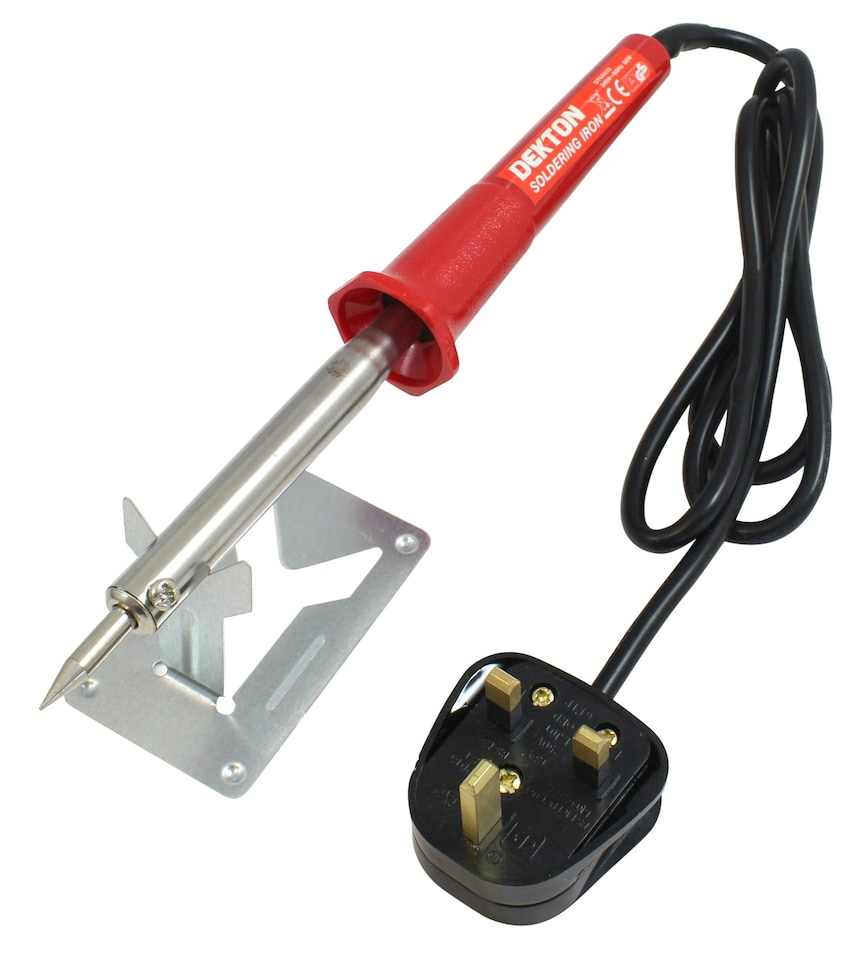 image 1 of Dekton Soldering Iron 60w Electric Welding Iron Gun With Precision Tip And Uk Pl