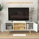 image 4 of HOMCOM TV Unit Cabinet for TVs up to 55 Inches W/ Shelves