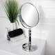 image 1 of Showerdrape Rho 5x Magnifying Chrome Makeup Vanity Mirror