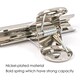 image 3 of Pack of 12 Metal 63mm Spring Binding Grip Clips