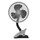 image 2 of Dreambaby Ezy-Fit Deluxe Stroller Pushchair Clip-On Fan Black/Grey