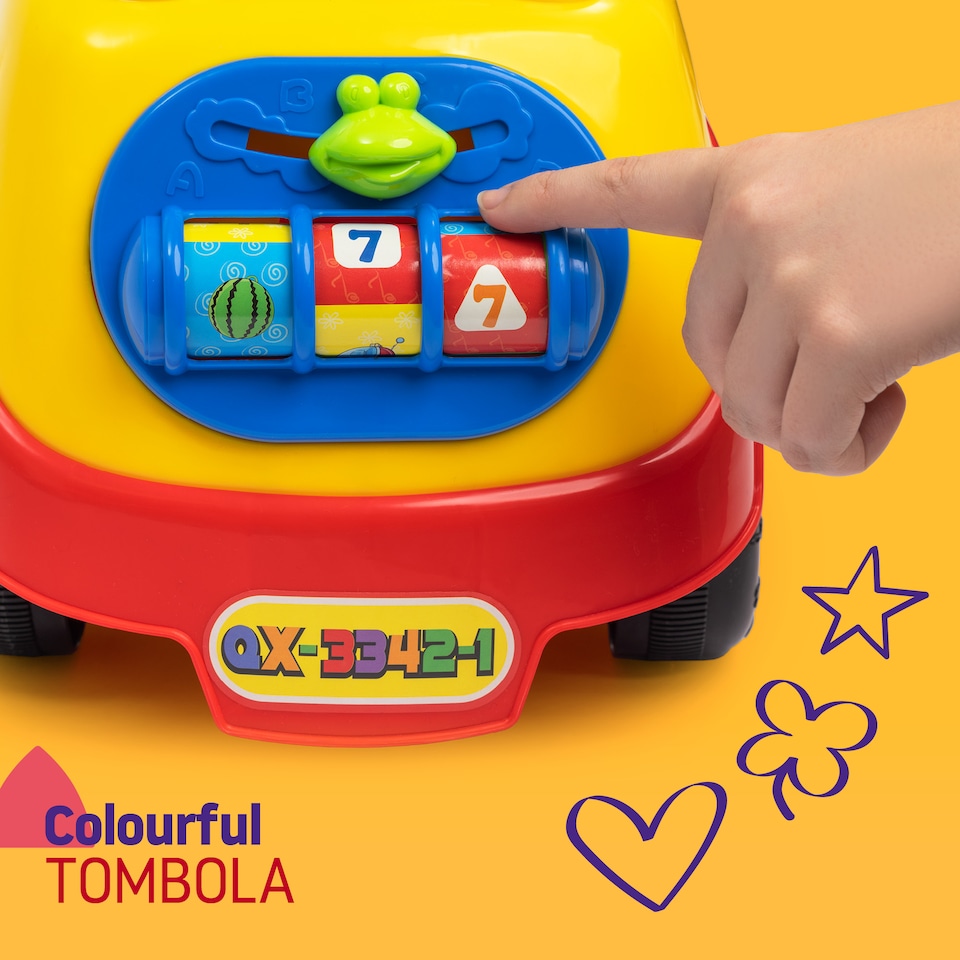image 1 of Baby Ride on Car Walker Red