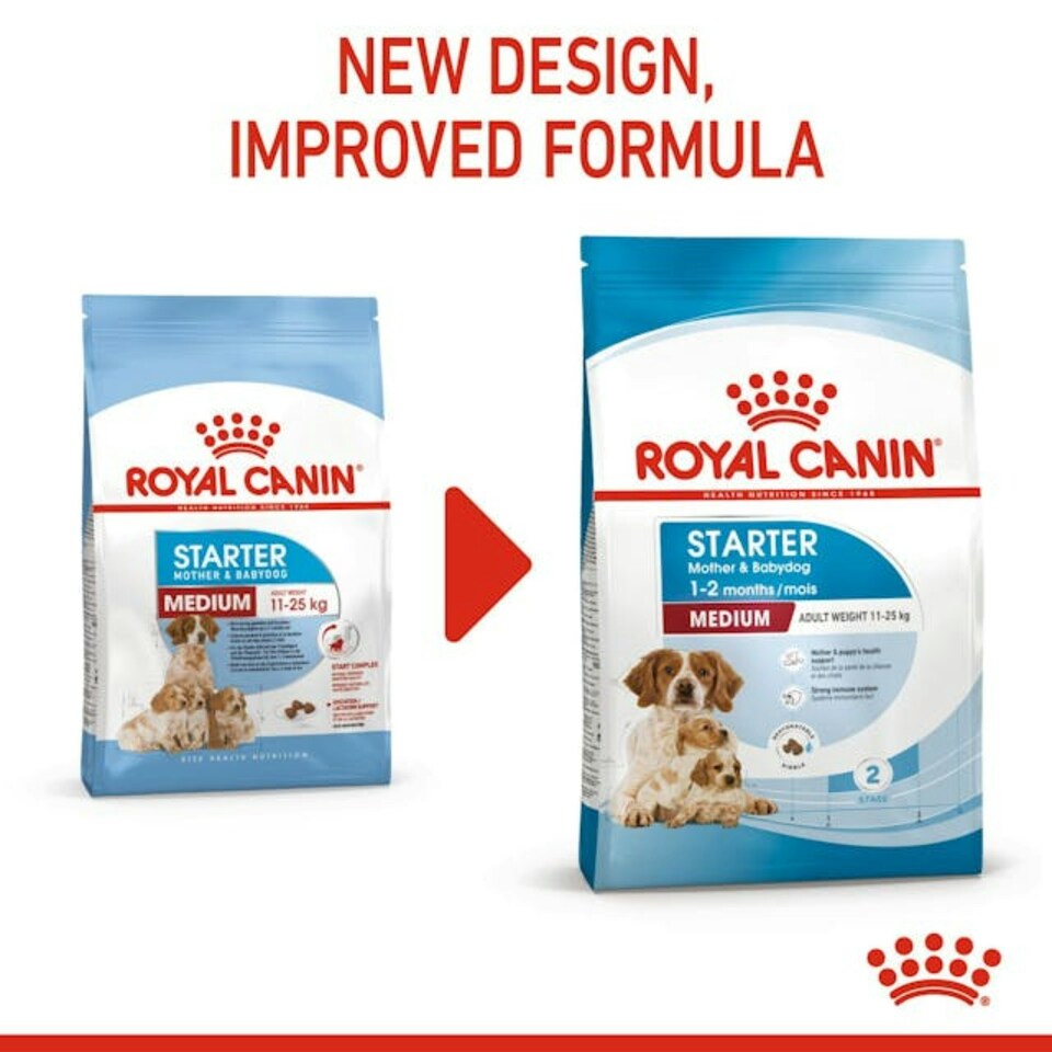 image 1 of Royal Canin Dog Medium Starter Mother & Babydog 4KG
