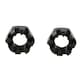 image 1 of 3/4" BSF Slotted Castle Nut Trailer Wheel Hubs Castellated Hub Bearing 2 Pack