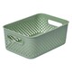 image 1 of SmartStore Essence medium Beach Grass Storage Basket, 5.6L Green