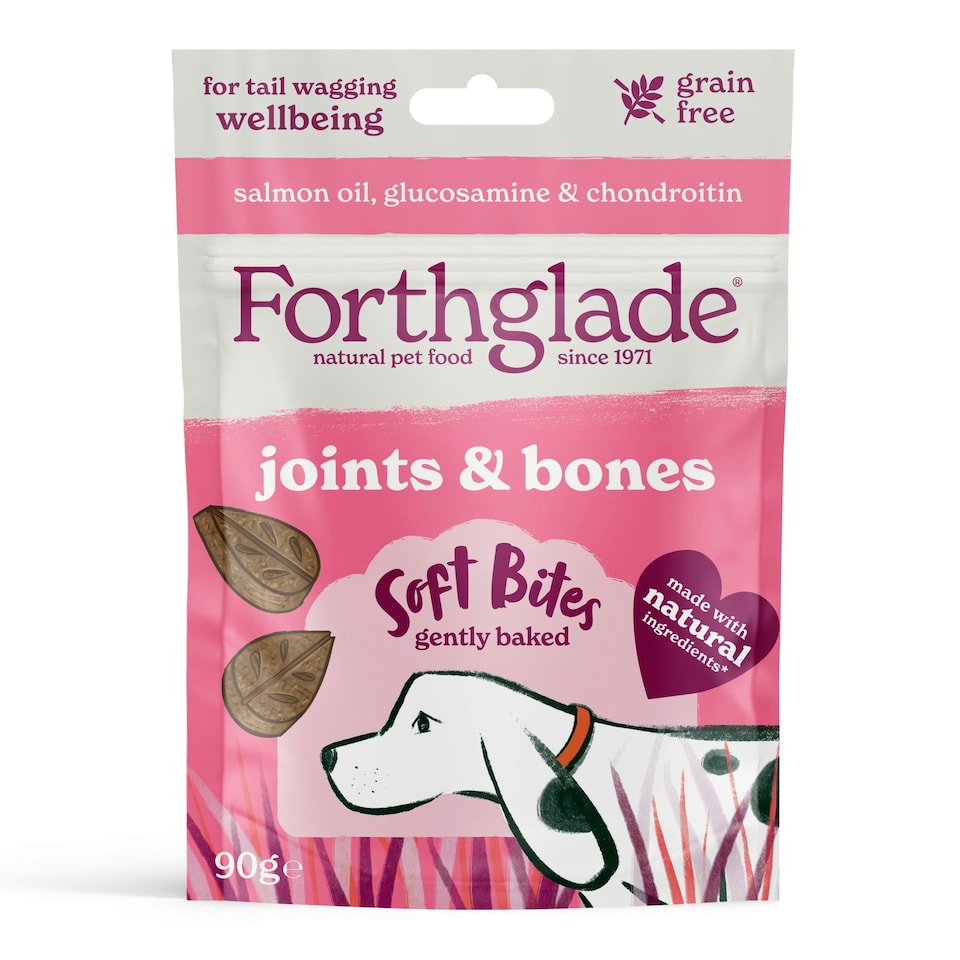 image 1 of Joints & Bones Salmon Oil Soft Bite Dog Treats (8x90g)