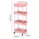image 2 of Levede Rolling Kitchen Cart Island Portable Serving Trolley Beauty Storage Rack