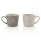 image 2 of Amore 50th Wedding Anniversary Gift - Set 2 Coffee Mugs Multi