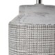 image 3 of Hestia Textured White Table Lamp White