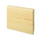 image 2 of PACK OF 5 (Total 5 Units)  - Dual Purpose Chamfered & Bullnose Natural Pine Skirting- 15mm x 95mm - 4200mm Length