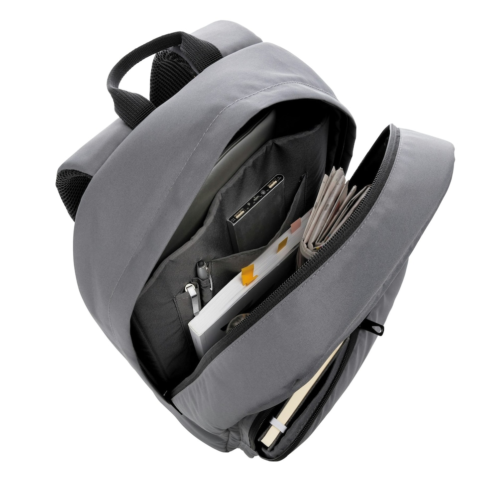 image 1 of XD Xclusive Impact Basic RPET Aware Laptop Backpack - Anthracite - One Size Grey