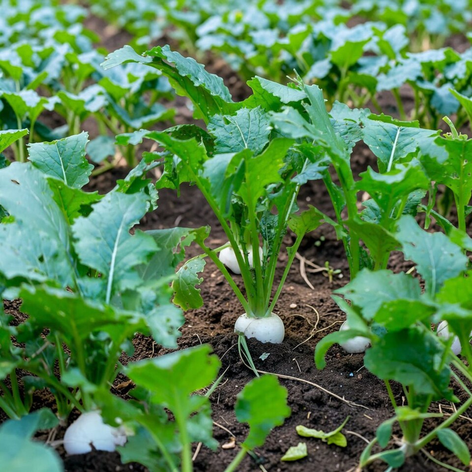 image 1 of Carbeth Plants Turnip Tokyo Cross Vegetable Plant - 6 pack - Easy Grow Kitchen Garden