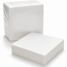 ECONX White 2 Ply 4 Fold Paper Napkins Tissue Serviettes for Birthdays Weddings Parties Pack of 1000