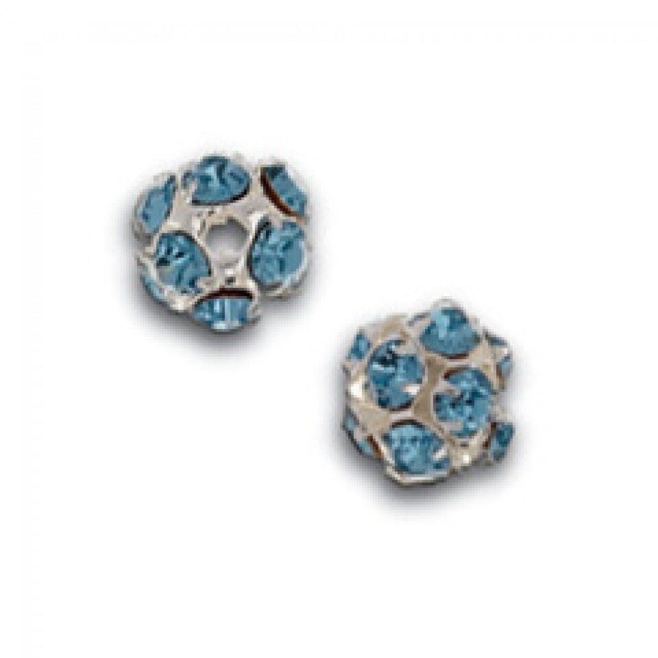 Trimits Aqua  Luxe Czech Crystal Beads for Embroidery & Jewellery Making - per pack of 2