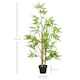 image 3 of Outsunny Set of 2 120cm/4FT Artificial Bamboo Trees Plant w/ Pot Indoor