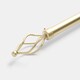 image 3 of OHS Curtain Pole Extendable 28mm Metal Finnials Twist End Rod Fittings | Bronze