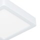 image 3 of EGLO Fueva 6 Ultra-Slim White Square LED Ceiling Light WBS White